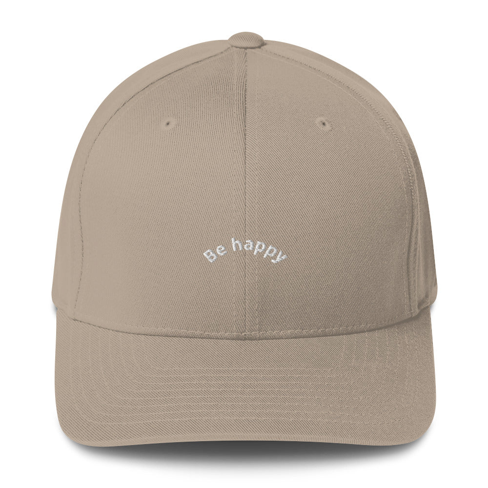 Be Happy - Structured Twill Cap