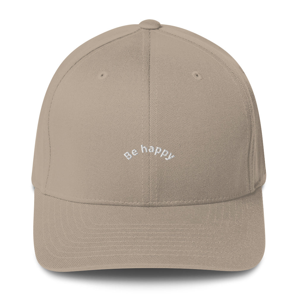 Be Happy - Structured Twill Cap